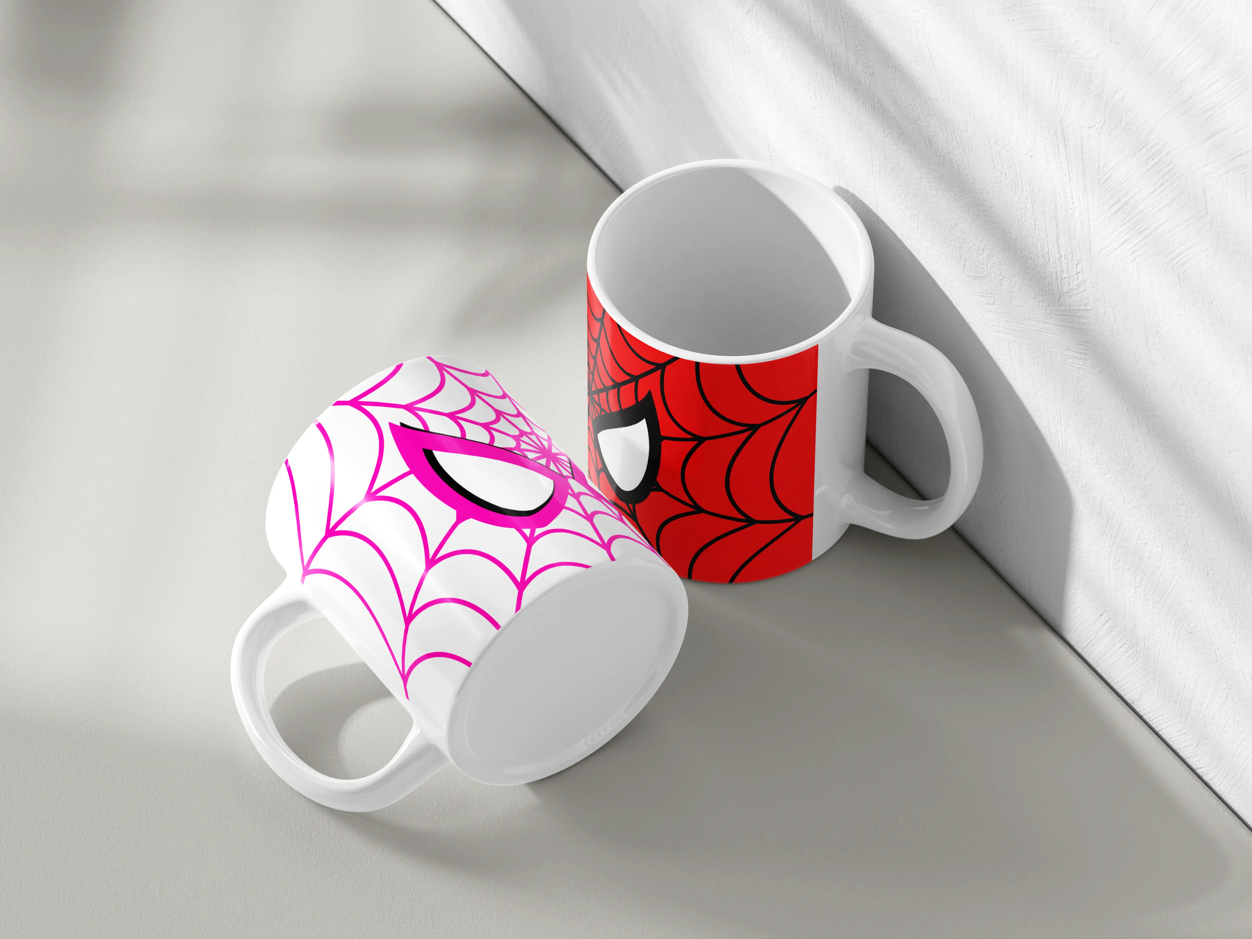 Set de Tazas Spider-Man y Ghost-Spider (Gwen) – Marvel Duo