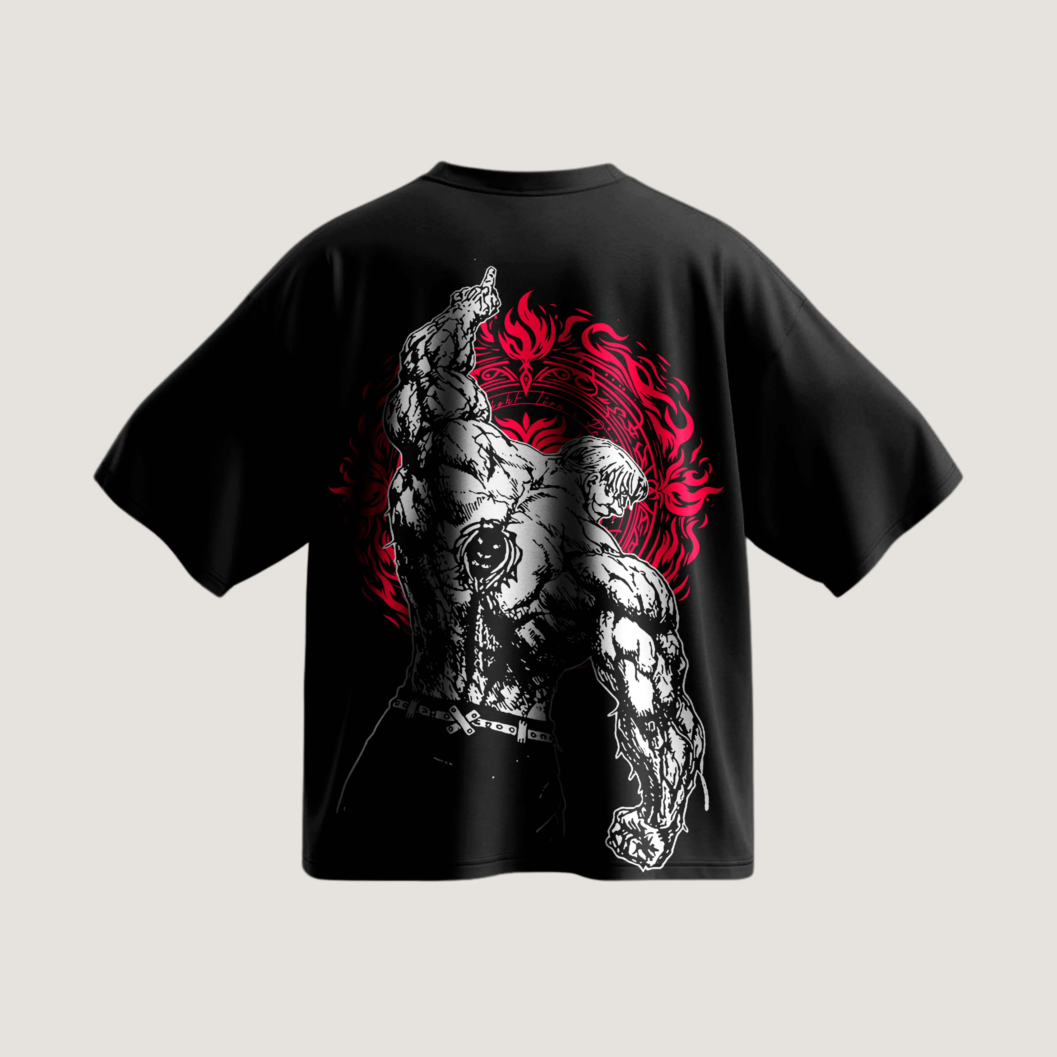 Franela Oversized Escanor – Lion’s Sin of Pride (Seven Deadly Sins)