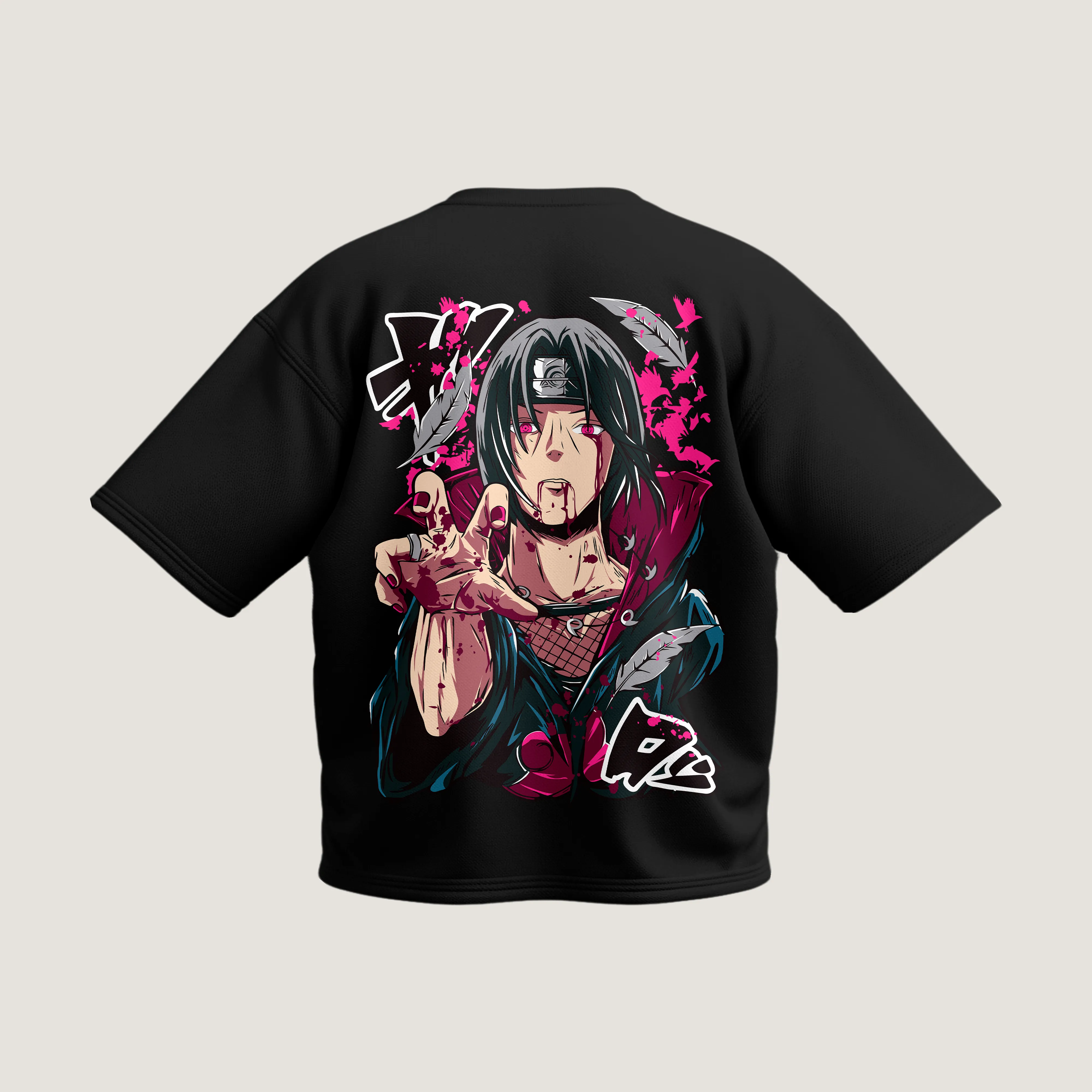 Franela Regular Fit Itachi Uchiha – Nube Akatsuki